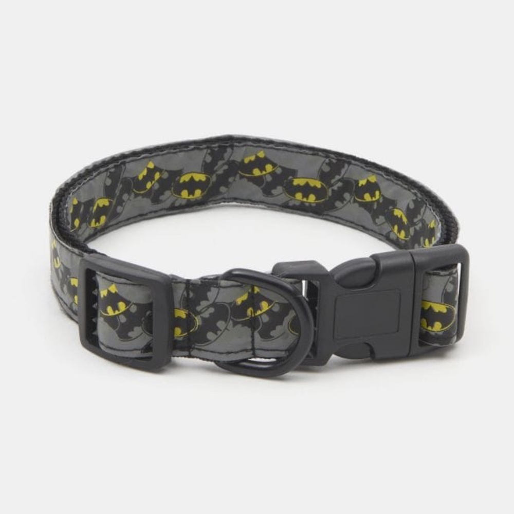 DC Comics Batman Reflective Pet Dog Collar Medium Licensed NWT